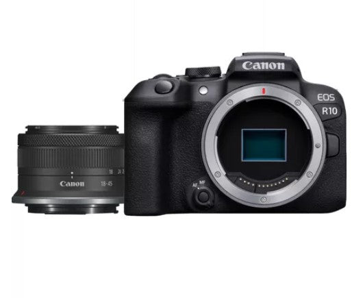 CANON EOS R10 BODY + RF-S 18-45MM F/4.5-6.3 IS STM - OFFICIAL CANON WARRANTY